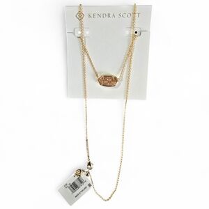 Kendra Scott Elegant Gold Pendant Necklace